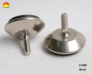 High quality M6 threaded adjustable screw feet for cabinet