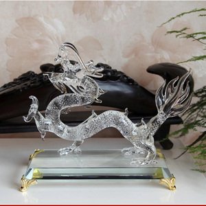 Encantador <span class=keywords><strong>y</strong></span> lindo 12 decoración Zodiaco animal artesanía de cristal regalos - Product Image 1