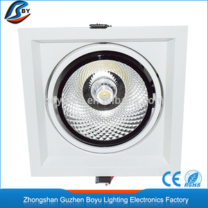 Tipo downlight rejilla cuadrada luz del punto 10 W * 1/10 W * <span class=keywords><strong>2</strong></span>/10 W * <span class=keywords><strong>3</strong></span> /20 W * <span class=keywords><strong>2</strong></span>/20 W * <span class=keywords><strong>3</strong></span> - Product Image 1