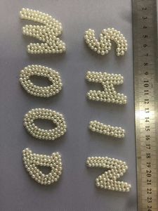 Hotfix trasferimento di strass lasciando toppe rotonde con motivi di perle per i vestiti - Product Image 3
