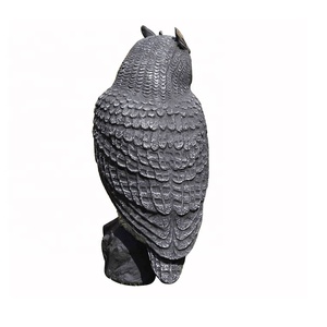Señuelo de búho grande de plástico para exteriores Dispositivo de caza repelente de protección de jardín para Aves, ratones, ardillas - Product Image 4