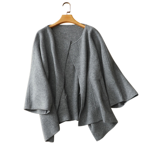 Cardigan en cachemire, surdimensionné, pour femmes, manches chauve-souris, vente en gros, d'usine - Product Image 2