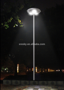 Ahorro de energía impermeable de aluminio cfl energía solar energía luz de calle polo - Product Image 1
