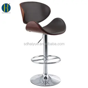 Thanh gỗ thanh phân ghế với tựa lưng thanh lịch quán cà phê cao barstools và ghế cho khách sạn và nhà hàng