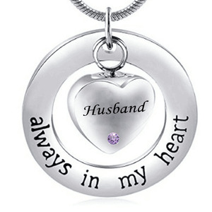 Collana con urna per cremazione sempre nel <span class=keywords><strong>mio</strong></span> cuore per ceneri con <span class=keywords><strong>gioielli</strong></span> con urna ricordo - Product Image 3