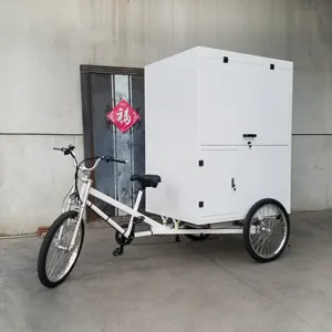 Outdoor Food Snack Cart, Kaffee Trike/Snack Dreirad