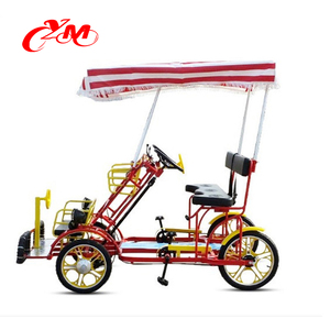 Bicicletas Surrey para <span class=keywords><strong>4</strong></span> <span class=keywords><strong>Personas</strong></span>/Bicicleta Pública con Asientos para Niños/Bicicleta Turística para Familias - Product Image 1