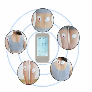 12 Modes Touch Screen Tens Machine Portable Therapy Device For Muscle Stimulator Unit