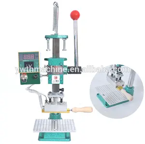 Small Manual T-slot Movable Word Copper Die Stamping Machine