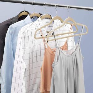 LINDON Appendiabiti in Velluto Antiscivolo Salvaspazio, Profilo Sottile, Multifunzionali per Organizzazione Armadio, per Camicie, Pantaloni e Vestiti - Product Image 2