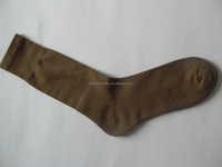 Chaussettes de Sport Athlétique en Coton Kaki de Haute Qualité, Tricot Bleu Marine pour Homme