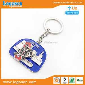 Llavero Decorativo de Metal Esmaltado con Gallo de Barcelos, Souvenir Profesional de Fábrica de <span class=keywords><strong>Portugal</strong></span> - Product Image 3