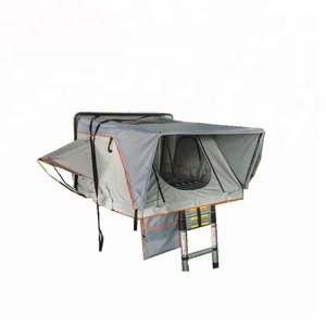 Fibra de Vidrio techo tienda al aire libre Camping 4-5 personas con impermeable techo plegable, techo de la tienda de la parte superior de la - Product Image 3