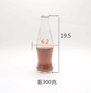 Venta al por mayor botella de vidrio vacía personalizada para agua de soda 8oz botella de vidrio transparente bebida carbonatada para exprimidor de <span class=keywords><strong>cola</strong></span> - Product Image 2