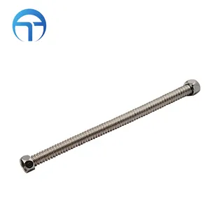 Tubo de mangueira de metal flexível de aço inoxidável, para água quente e fria