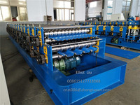 Doppel schicht trapez dachziegel gebäude material roll forming maschine