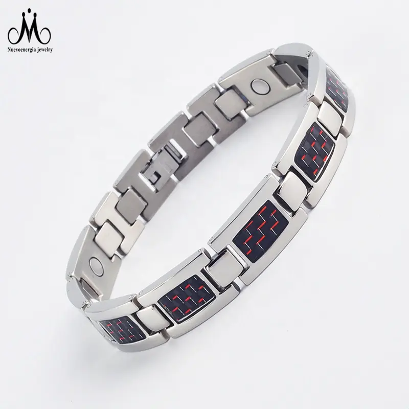 Mode Pure Titanium Energie Magnetische Therapie Gezondheid Armband Mannen Sieraden