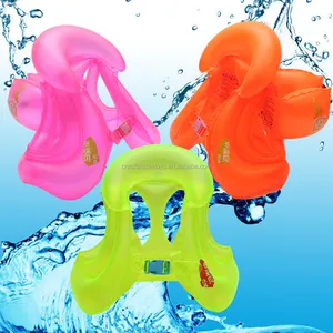 Factory child inflatable water swim vest life jacket