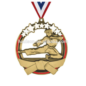 Kampioenschappen Foetale Vuist Judo Kung Fu Award Taekwondo Trofee Tin Medaillon Medailles - Product Image 5