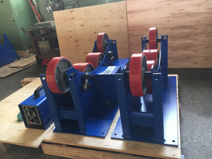 Serbatoio o tubo di saldatura rotola di tornitura/rulli serbatoio/rotatore di saldatura 3T/regolazione della velocità tramite convertitore di frequenza
