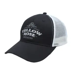 wholesale trucker caps/3D embroidery cowboy 6 panel mesh hats