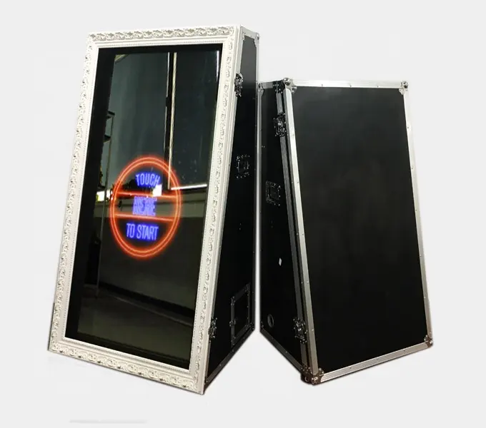 Cabine photo miroir cabine vidéo avec écran tactile