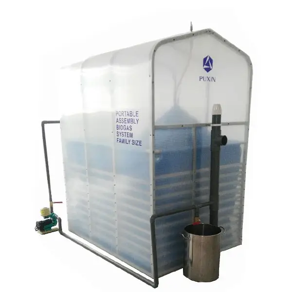 중국 Biogas 식물 3.4m3 새로운 휴대용 조립 Biogas 소화