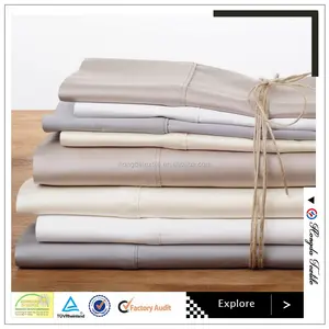 400TC Wholesale Orginc Bamboo Bed Sheets Bedding Set