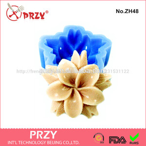 <span class=keywords><strong>Moulin</strong></span> à vent fleur moule savon/paragraphe 5- Étoile fleur moule en silicone - Product Image 1