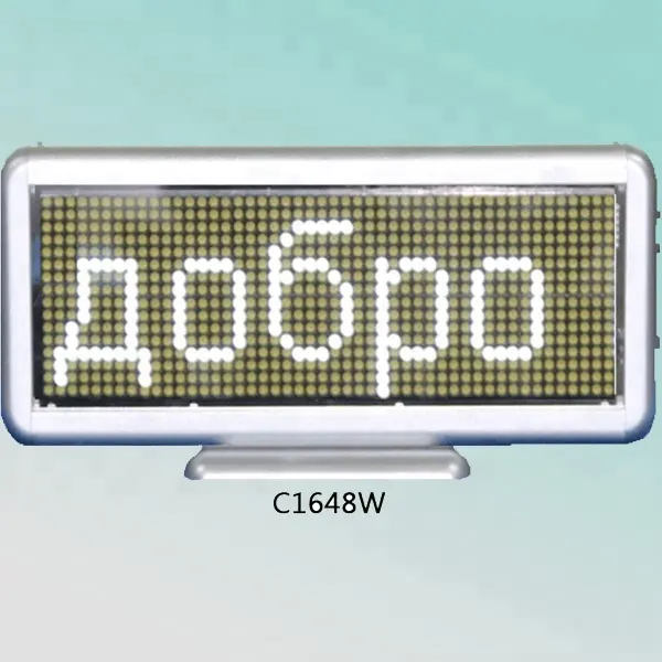 CE RoHS bianco 16X48pixel a matrice p4mm 3 caratteri led programmabile tabellone segno