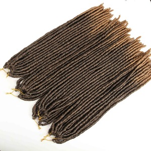 Produits pour les cheveux 18 ''synthétique doux Dread Crochet Braids Faux Locs Crochet - Product Image 4