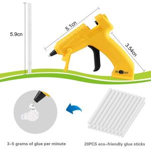 <span class=keywords><strong>Pistolet</strong></span> <span class=keywords><strong>à</strong></span> <span class=keywords><strong>colle</strong></span> sans fil 10W, alimenté par <span class=keywords><strong>batterie</strong></span>, <span class=keywords><strong>pistolet</strong></span> <span class=keywords><strong>à</strong></span> <span class=keywords><strong>colle</strong></span> en silicone rechargeable sans fil de taille standard - Product Image 3