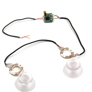 שקוף אנלוגי DIY <span class=keywords><strong>LED</strong></span> אור אגודל מקלות <span class=keywords><strong>Mod</strong></span> ברור Thumbsticks ג 'ויסטיק שווי עבור <span class=keywords><strong>PS4</strong></span> Xbox אחת בקר - Product Image 5