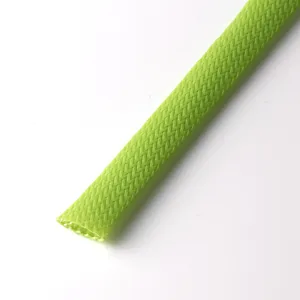 pet braided sleeving Fiber Optic Cable Wrap Expandable Mesh Tube