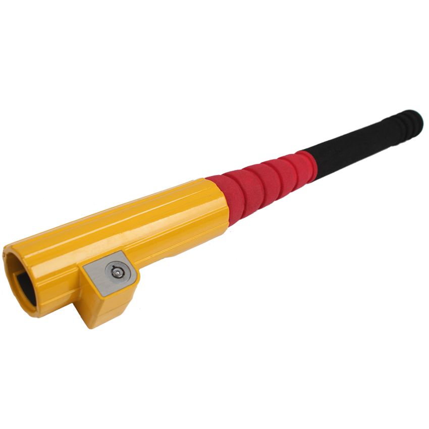 Красно-желтые бейсбольные замки на руль автомобиля