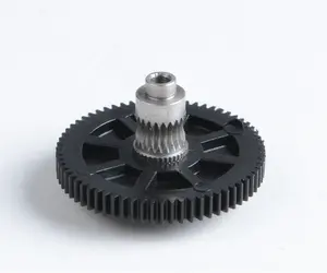 Extruder Big Gear 66 Tooth Modulus 0.5 POM plastic Stainless Steel Gear for 3D printer