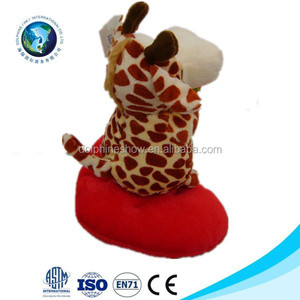 Wedding jirafa de peluche de juguete de <span class=keywords><strong>san</strong></span> valentín con el corazón cojín - Product Image 2