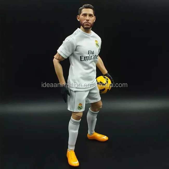 3D印刷サッカーフィギュアOEMカスタムサッカー選手フィギュア