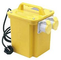 Transformateur portable 0,75 KVA, entrée 240 V monophasé, sortie 110 V, robuste pour les outils électriques de chantier