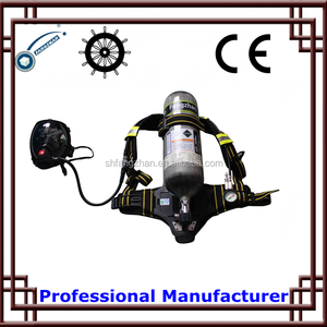 Silikon-Voll maske, Freilauf-Überdruck-Atemgerät, Feuerwehr mann - Product Image 3