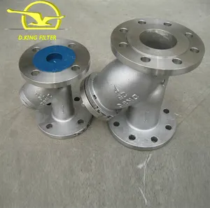 High quality stainless steel DN 125 flange connection Y type filter