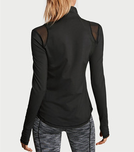 Maille Demi-zip veste tailleur pour <span class=keywords><strong>yoga</strong></span> dames <span class=keywords><strong>yoga</strong></span> ajusté veste - Product Image 2