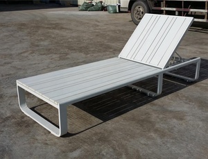 Outdoor Aluminium Frame Metalen Zwembad Strand Patio Tuin Zon Bed Chaise Lounge Stoel - Product Image 4