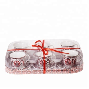 Bộ Chén Đĩa Và Tách Trà Cà Phê Bằng Sứ 24 Chiếc Kiểu Cổ Điển Sành Điệu - Product Image 6