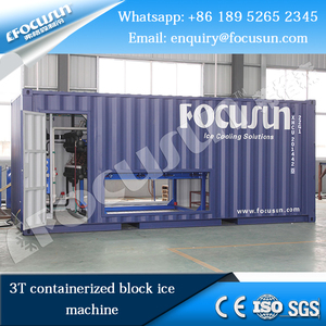 FOCUSUN Machine de glace en bloc conteneurisé 3 tonnes par jour - Product Image 1