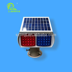 Hight brillo solar led STROBE azul y rojo semáforo - Product Image 2