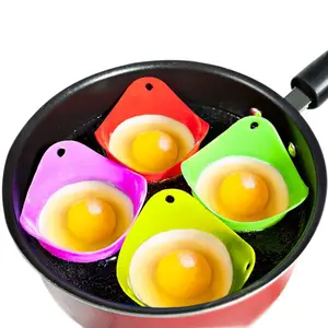 Non-stick Silicone Egg Cup, High Temperature Resistant Steamed Egg