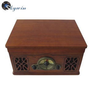 High End USB <strong>Vinyl</strong> <strong>Record</strong> Player Retro Wooden Radio Old Gramophones <strong>for</strong> <strong>Sale</strong> - Product Image 3
