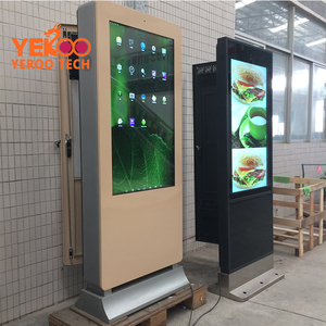 Machine de publicité de <span class=keywords><strong>lecteur</strong></span> de publicité d'affichage à cristaux liquides debout de plancher extérieur de 55 pouces avec la charge d'EV - Product Image 4