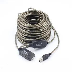 15m USB 2.0 Active Extension cable Male to Male Extension Cable Cord with booster